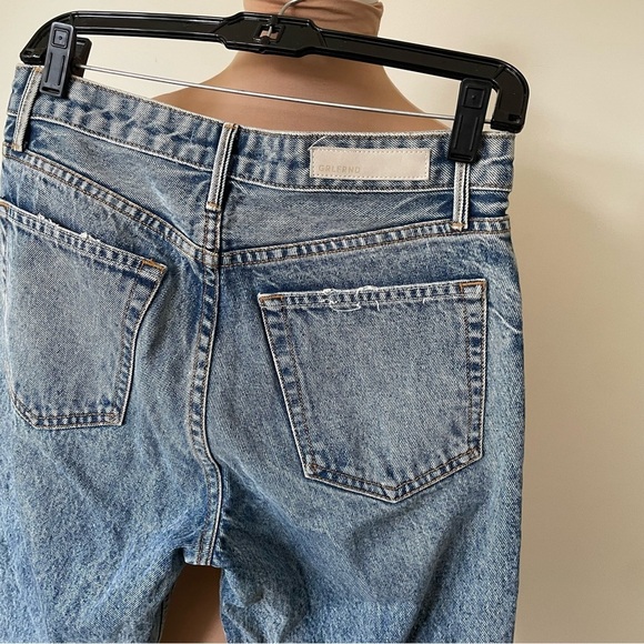 GRLFRND Karolina High Rise Distressed Days Like This Blue Wash Skinny Jeans 25 - Picture 9 of 12